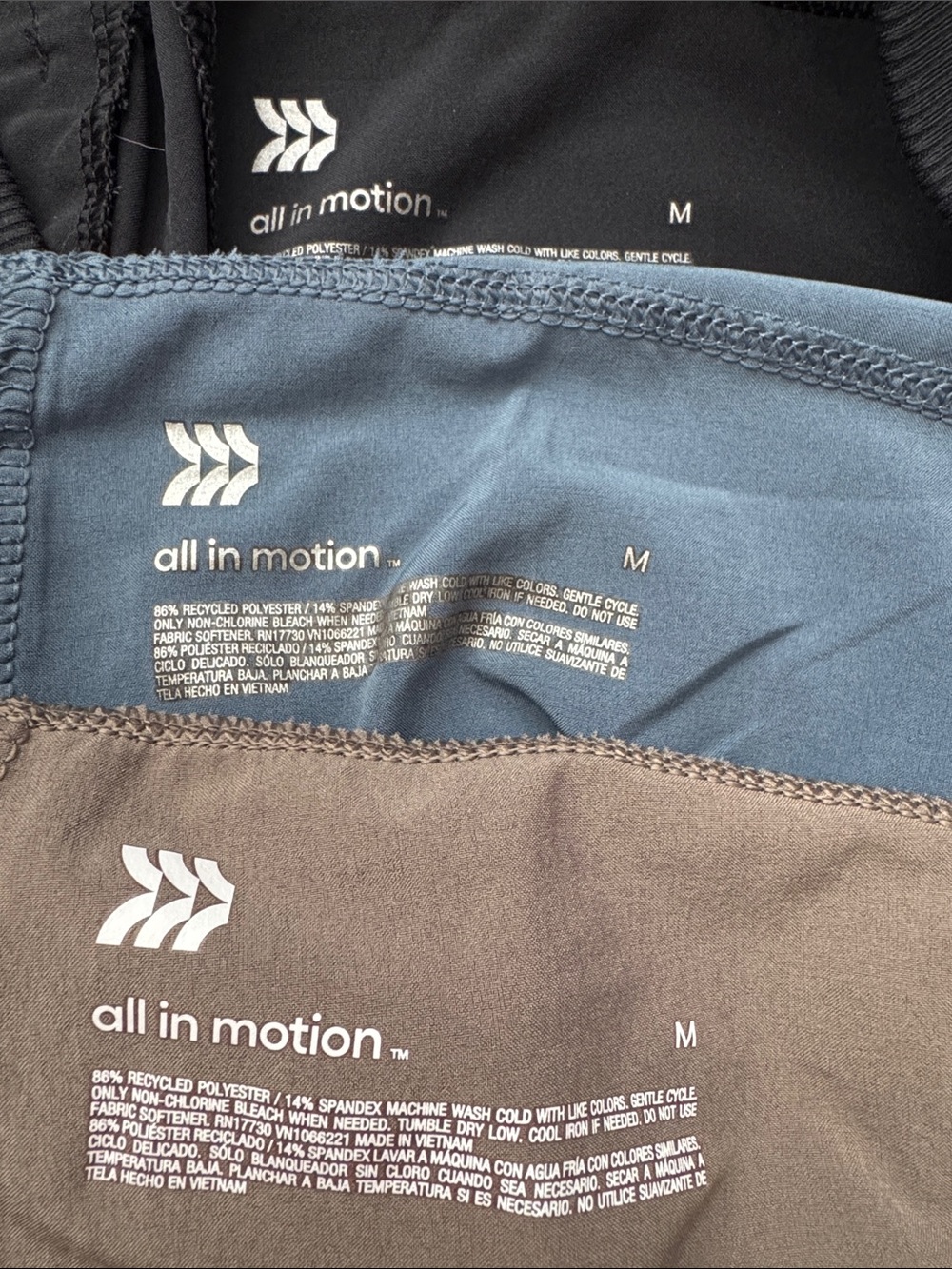 all in motion bundle Active joggers— Black, Slate Blue, Taupe - Picture 2 of 8